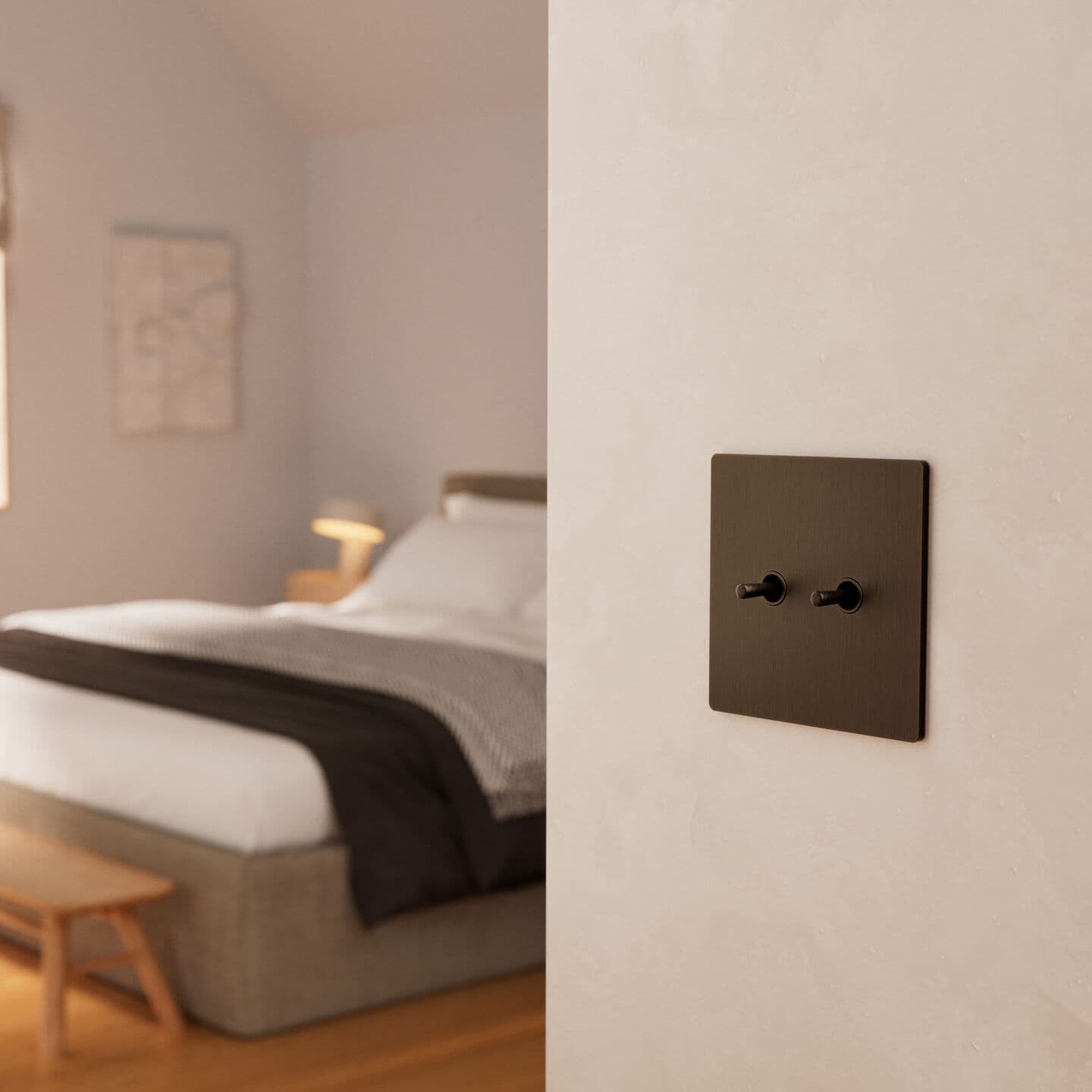 Lutron Alisse keypads, detail view