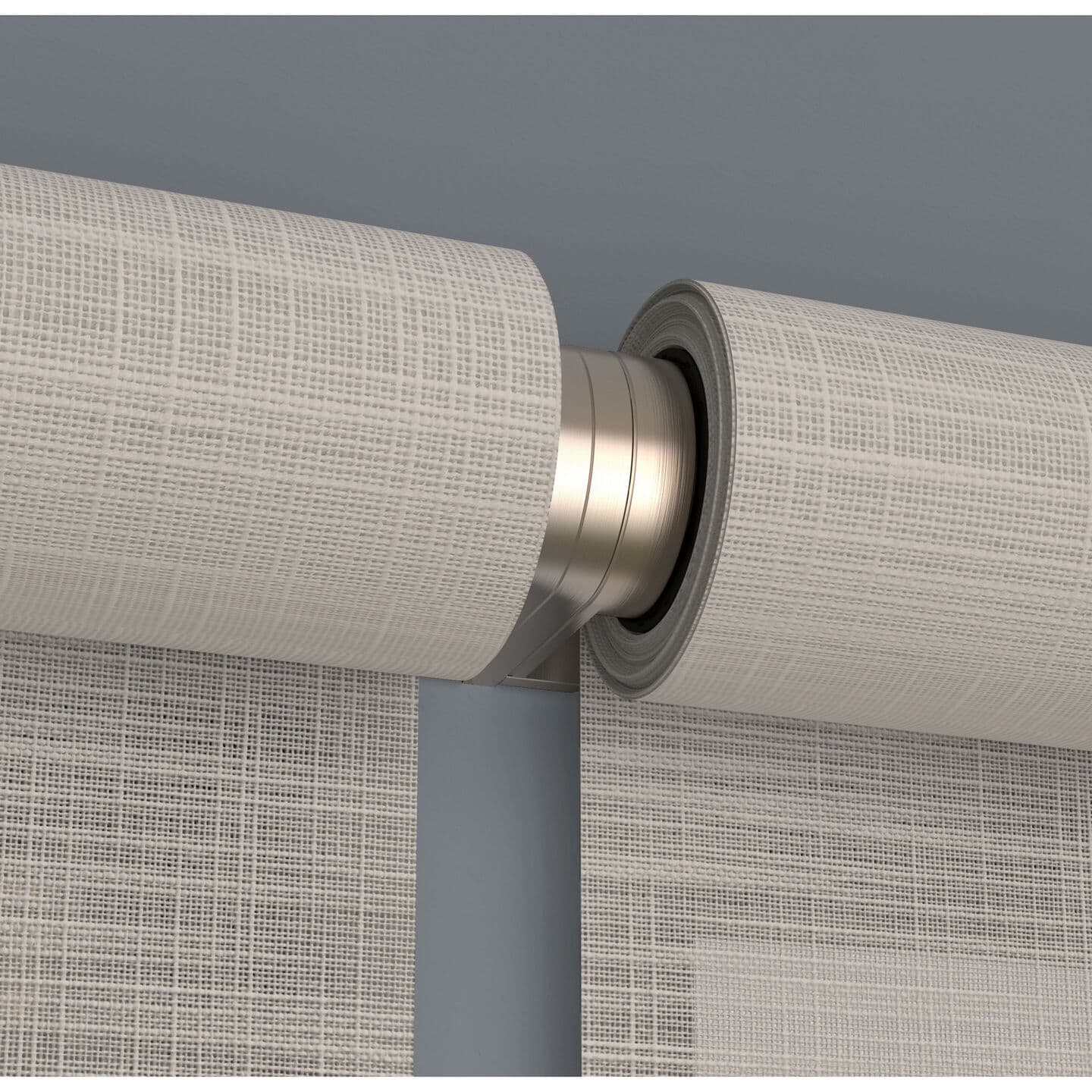 Lutron Palladiom open-roll shade hardware detail